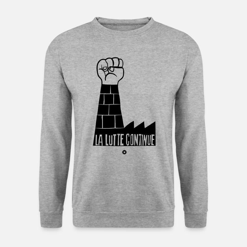 50 ans après, la lutte continue... - Sweat-shirt Unisexe - gris chiné