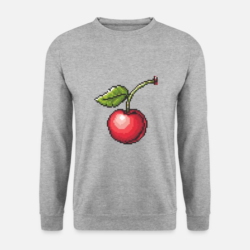 Cherry Pixel Gamer - Unisex Sweatshirt - salt & pepper