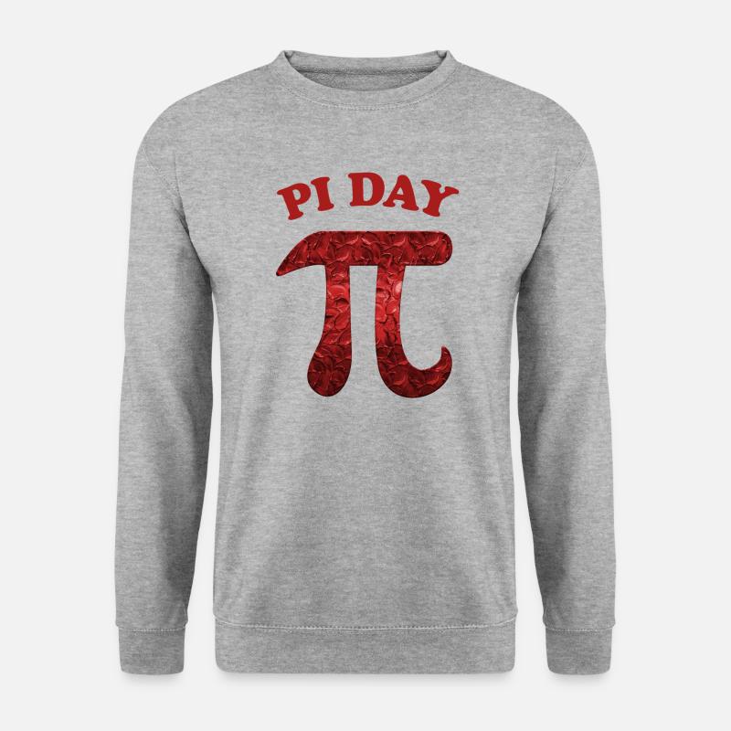 Pi Day - Unisex Pullover - Weißgrau meliert
