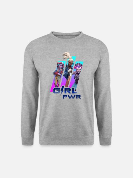 Masters Of The Universe Girls Power - Unisex Pullover - Weißgrau meliert
