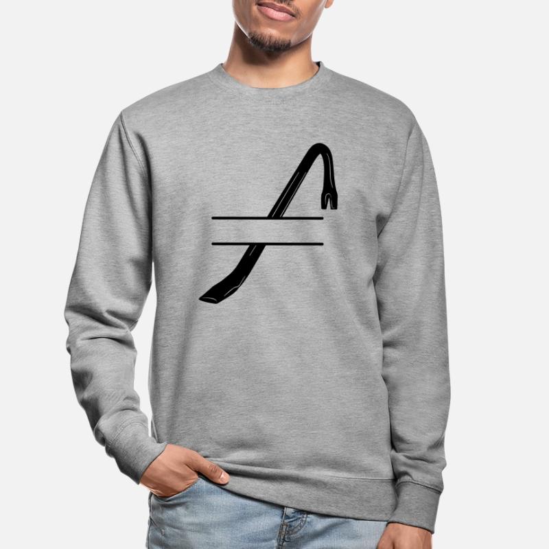 Einbruchslogo Brechstange oder Brechstange Unisex Pullover