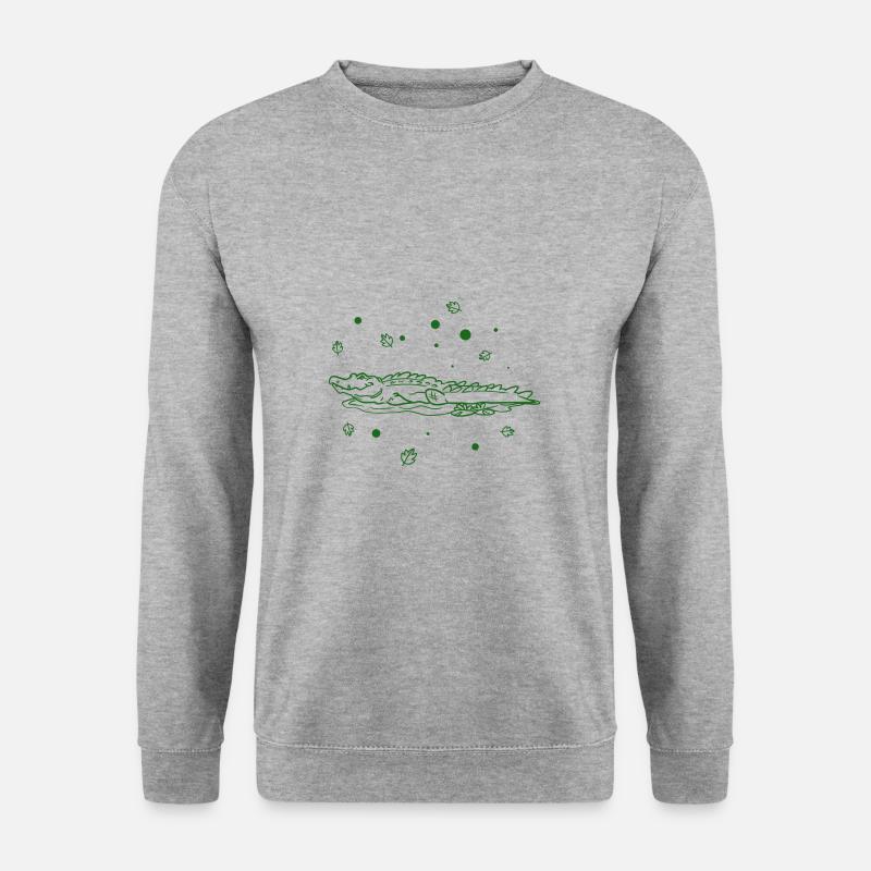 Crocodile - Unisex Sweatshirt - salt & pepper
