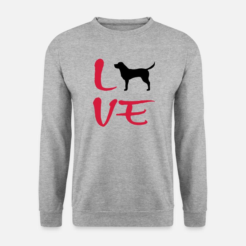 Labrador - Unisex Pullover - Weißgrau meliert