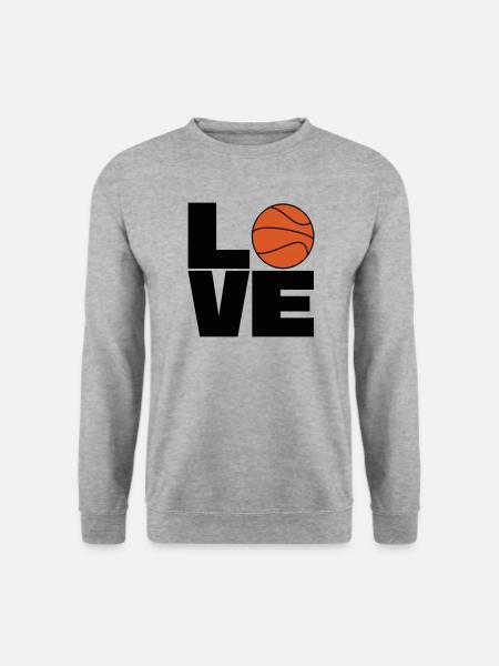 Love Basketball - Unisex Sweatshirt - salt & pepper