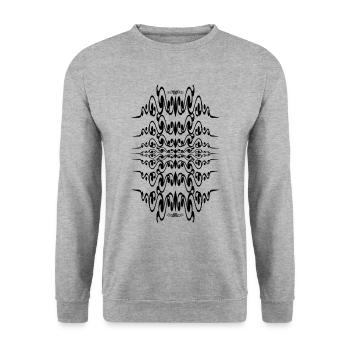 Résumé n° 67 - Sweat-shirt Unisexe - gris chiné - Devant - Alina (178cm) & Michal (187cm)
