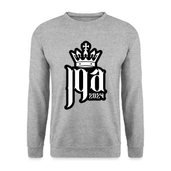Bachelor party 2024 bachelor party - Unisex Sweatshirt - salt & pepper - Front - Alina (178cm) & Michal (187cm)