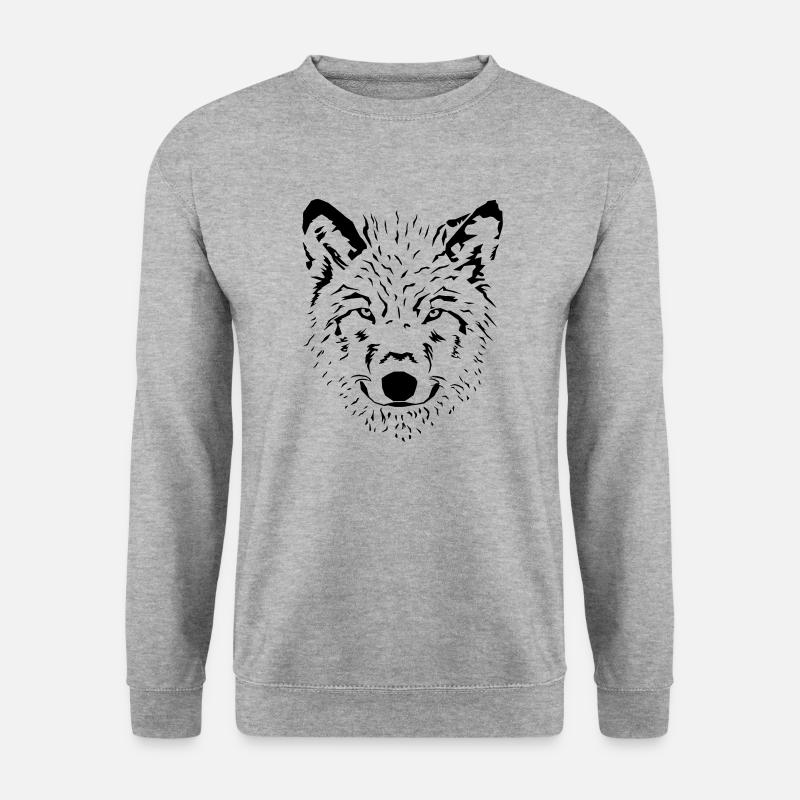 wolf - Unisex Sweatshirt - salt & pepper