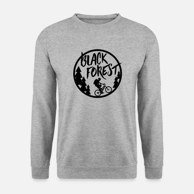 Black Forest Bike - Unisex Pullover - Weißgrau meliert
