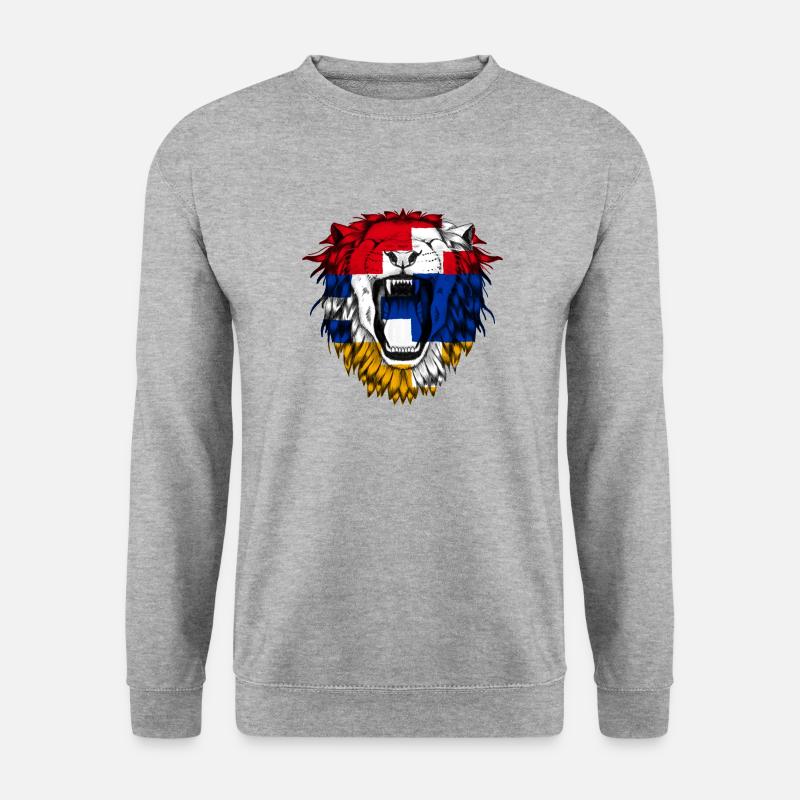 Bergkarabach - Unisex Pullover - Weißgrau meliert
