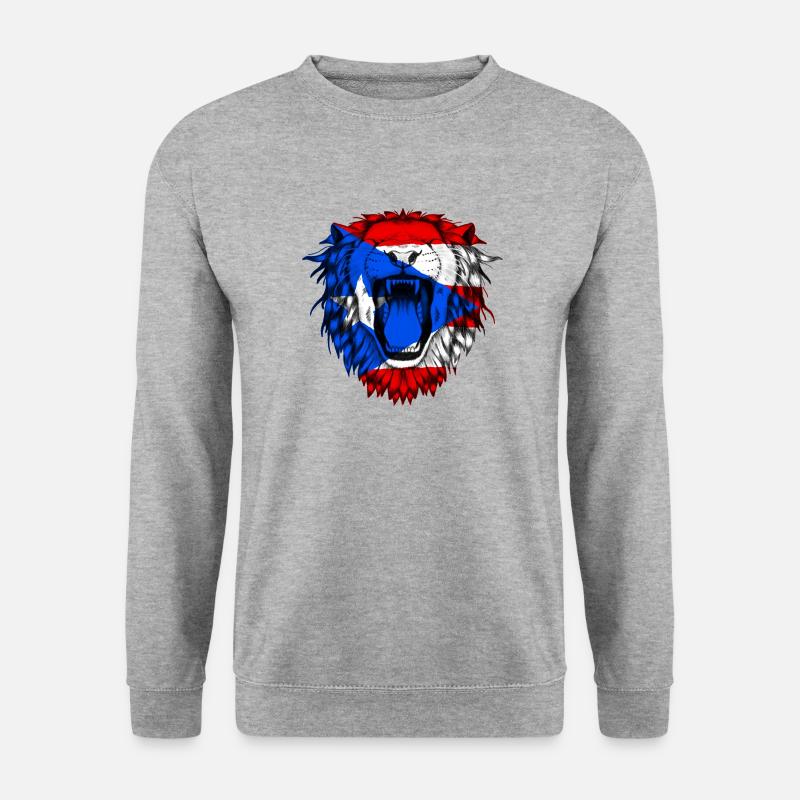 Puerto Rico - Unisex Pullover - Weißgrau meliert