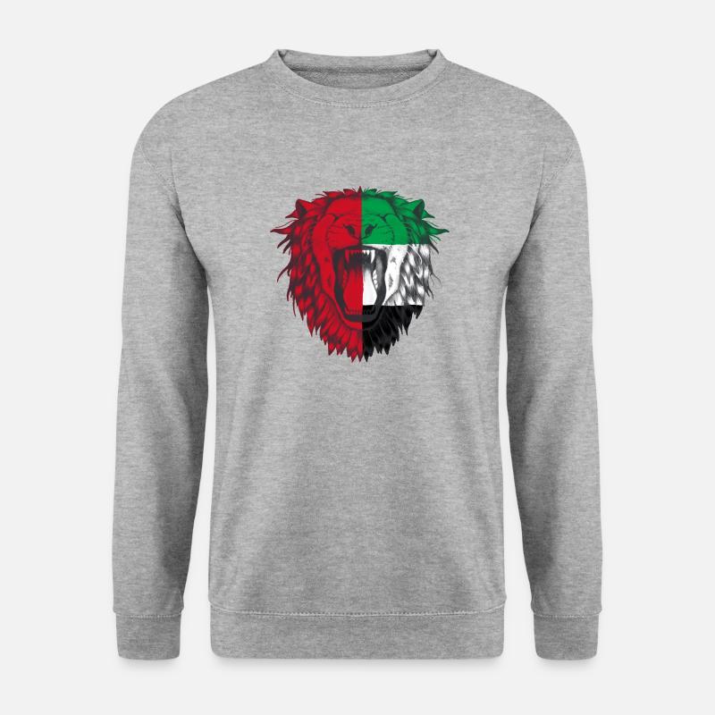 Vereinigte Arabische Emirate - Unisex Pullover - Weißgrau meliert