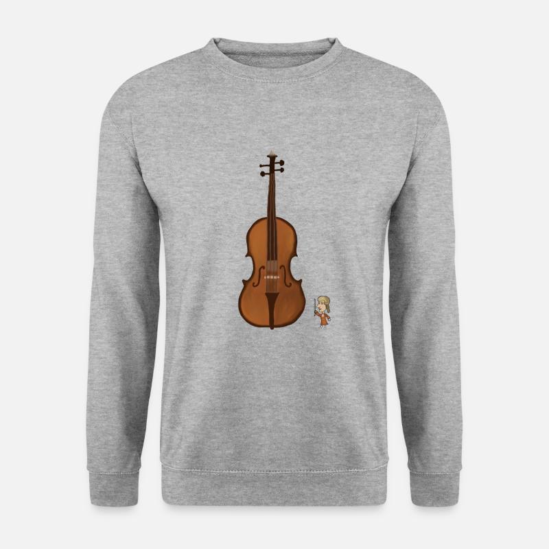 Wolfgang Amadeus Mozart - Unisex Pullover - Weißgrau meliert