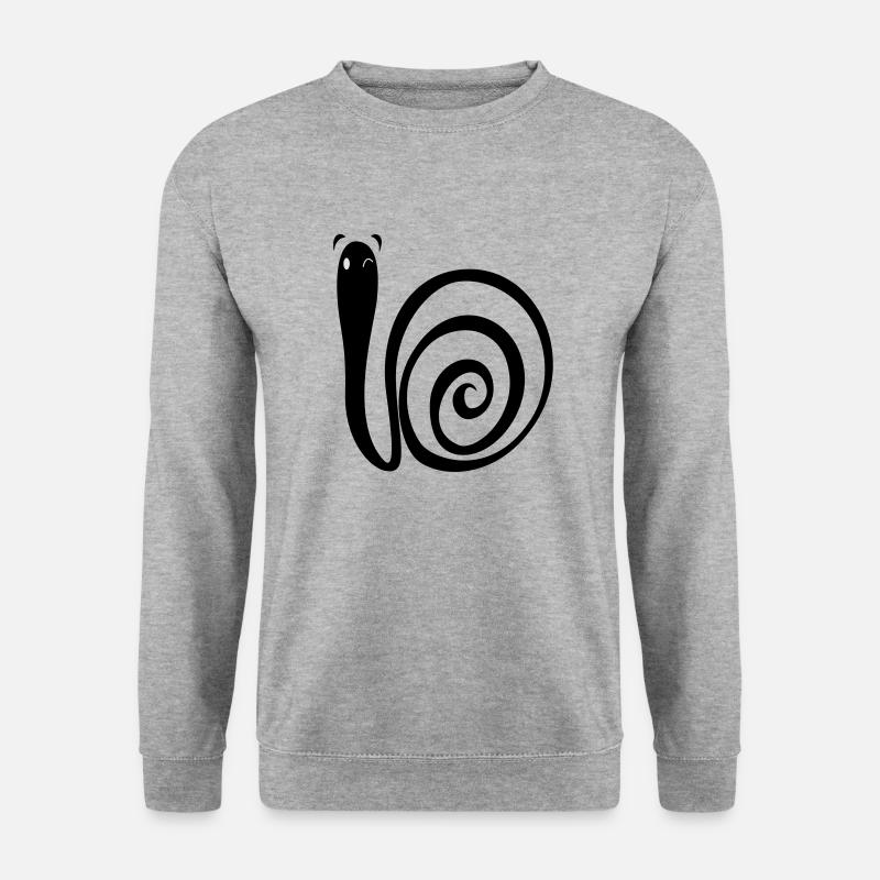Wurm - Unisex Pullover - Weißgrau meliert
