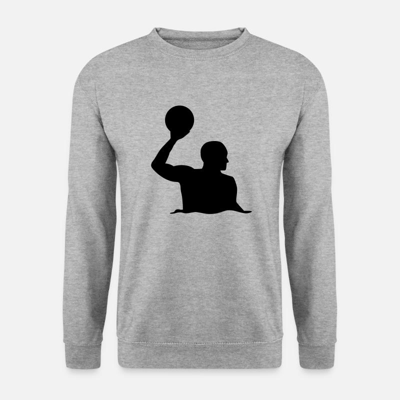 Wasserball - Unisex Pullover - Weißgrau meliert