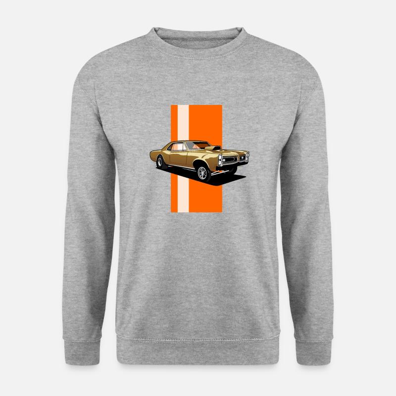 Hot Rod - Unisex Pullover - Weißgrau meliert