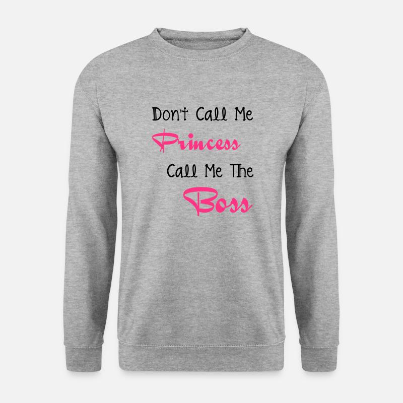 Boss - Unisex Pullover - Weißgrau meliert