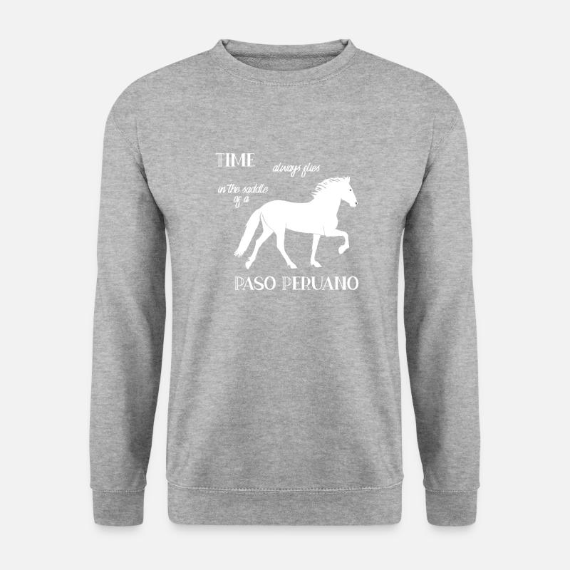 Time always flows - Unisex Sweatshirt - salt & pepper