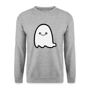 Ghost Comic - Unisex Sweatshirt - salt & pepper - Front - Alina (178cm) & Michal (187cm)