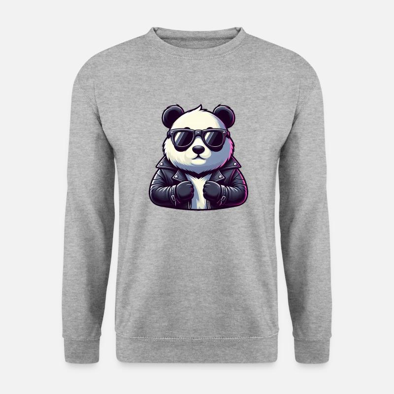 Cool Panda - Unisex Sweatshirt - salt & pepper