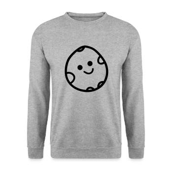 potato - Unisex Sweatshirt - salt & pepper - Front - Alina (178cm) & Michal (187cm)