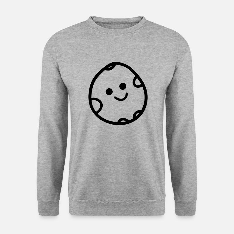 Kartoffel - Unisex Pullover - Weißgrau meliert