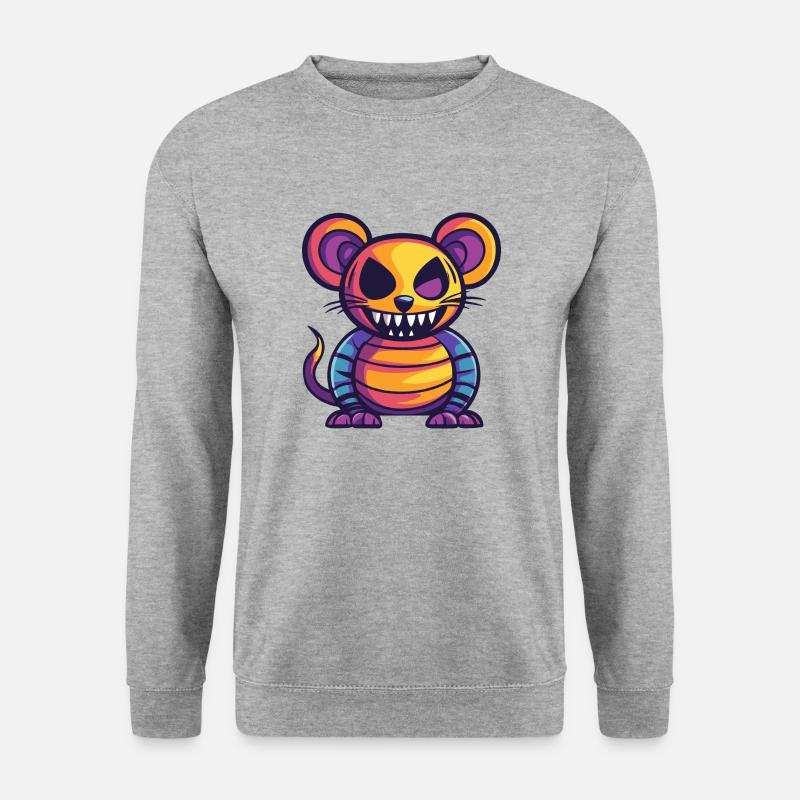 Mouse Halloween Comic Funny - Unisex Sweatshirt - salt & pepper