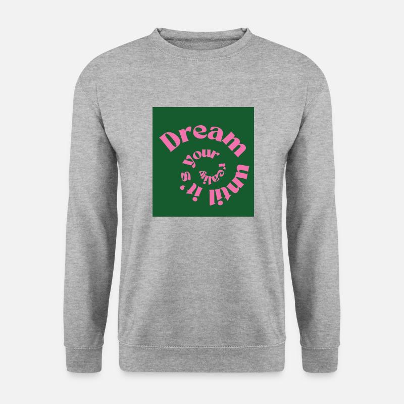 Traum - Unisex Pullover - Weißgrau meliert