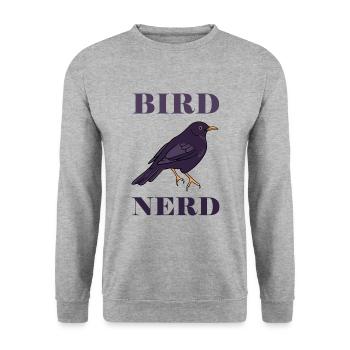 Ornithologe Ornithologie - Sweat-shirt Unisexe - gris chiné - Devant - Alina (178cm) & Michal (187cm)