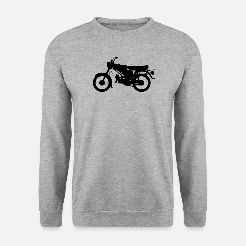 S51 Enduro Silhouette - Unisex Pullover - Weißgrau meliert