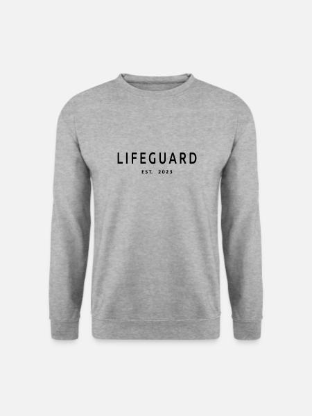 Rettungsschwimmer Est. 2023 Absolvent Rettungsschwimmer Student - Unisex Pullover - Weißgrau meliert