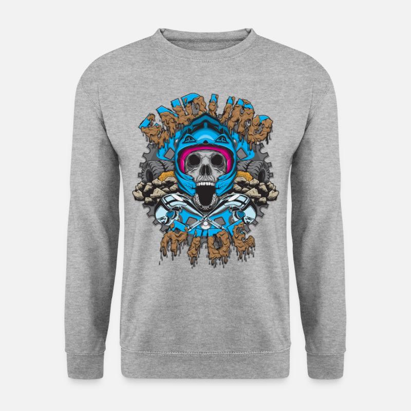 Enduro Ride v2 - Unisex Sweatshirt - salt & pepper