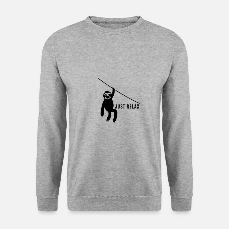 Sloth - Sloth / Just Relax - Unisex Sweatshirt - salt & pepper