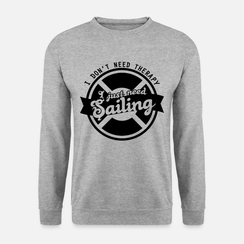 Segler - Unisex Pullover - Weißgrau meliert
