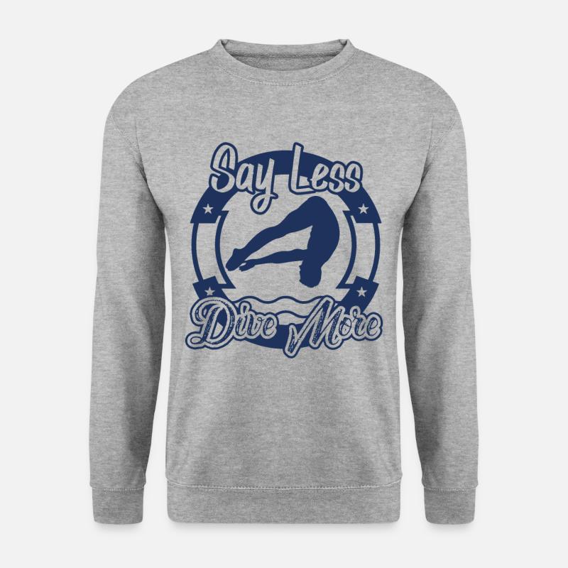 Diving Diver - Unisex Sweatshirt - salt & pepper