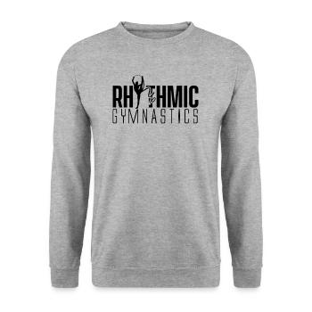 Gymnastics Gymnastics Gymnastics Gymnastics Gymnastics - Unisex Sweatshirt - salt & pepper - Front - Alina (178cm) & Michal (187cm)