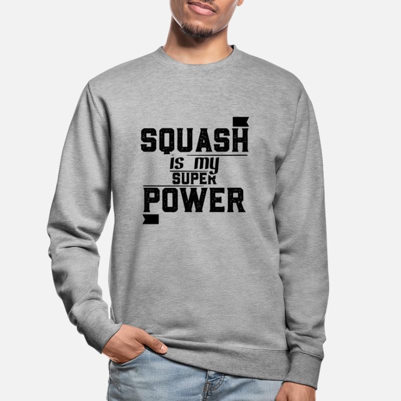 Squash Squash Racket Squash Ball Squash Player Unisex Sweatshirt