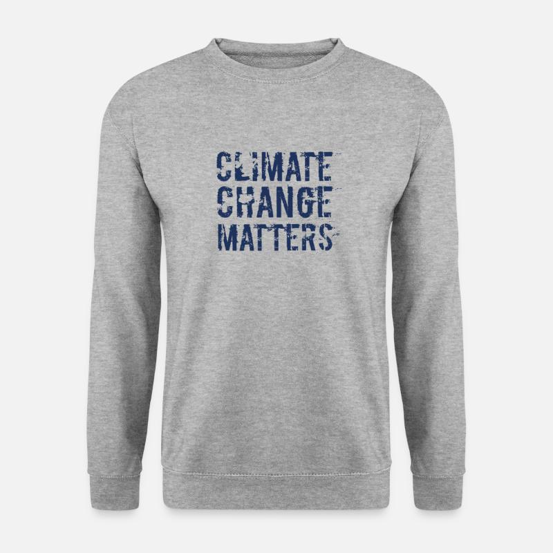 Saving the environment - Unisex Sweatshirt - salt & pepper
