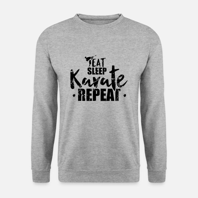 Karate Karate Karate Karate - Unisex Sweatshirt - salt & pepper