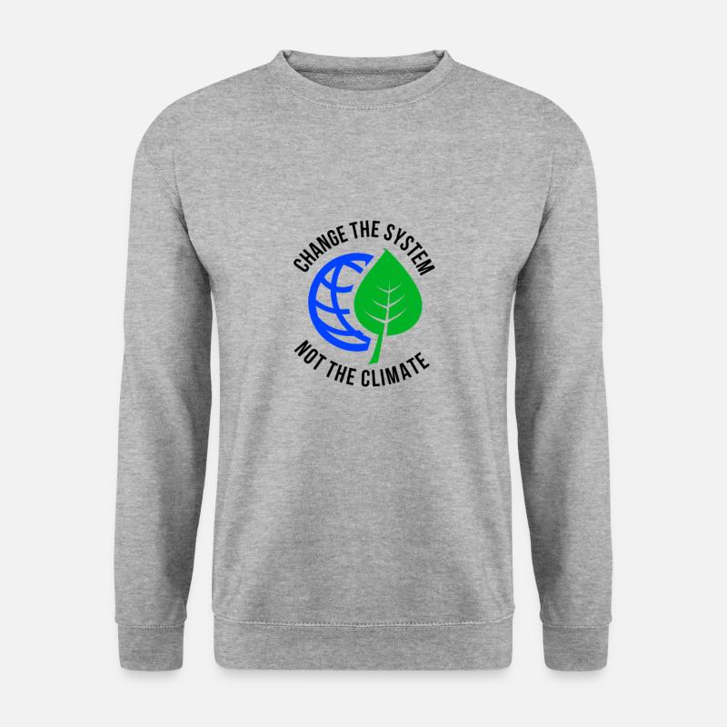 Student demo against climate change - Unisex Sweatshirt - salt & pepper