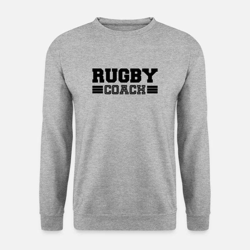 Rugby Rugby Rugby Rugby - Unisex Pullover - Weißgrau meliert