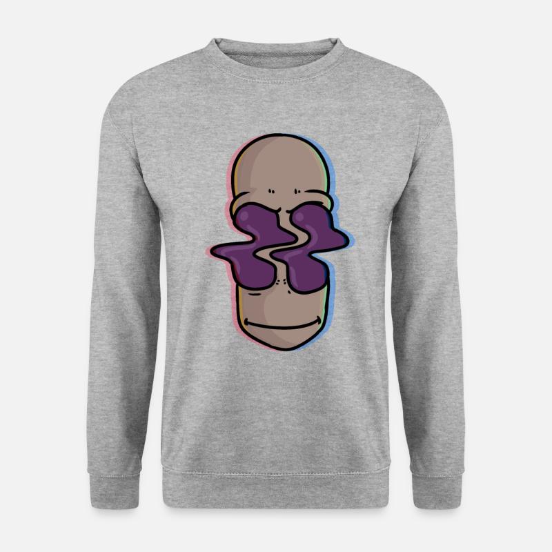 Psychedelic alien - Unisex Sweatshirt - salt & pepper