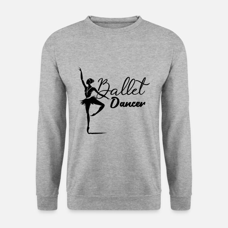 Ballett - Unisex Pullover - Weißgrau meliert