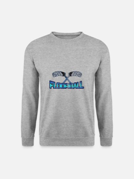 Unihockey Floorball Sport Hobby - Unisex Pullover - Weißgrau meliert