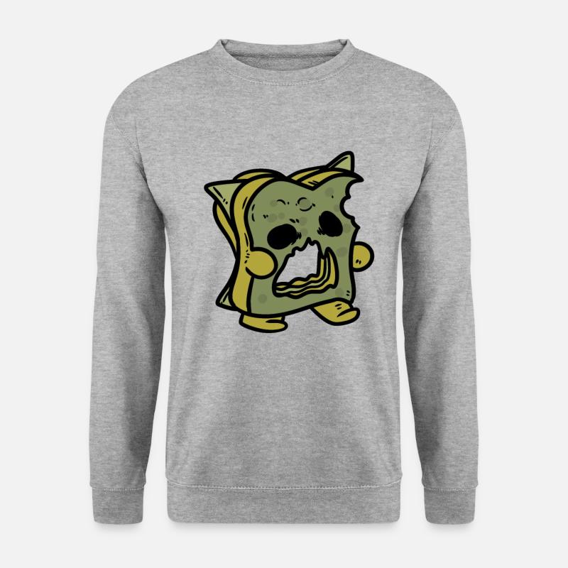 Moldy Sandwich - Unisex Pullover - Weißgrau meliert