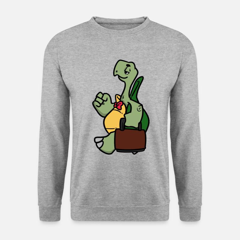 Worker Turtle - Unisex Sweatshirt - salt & pepper