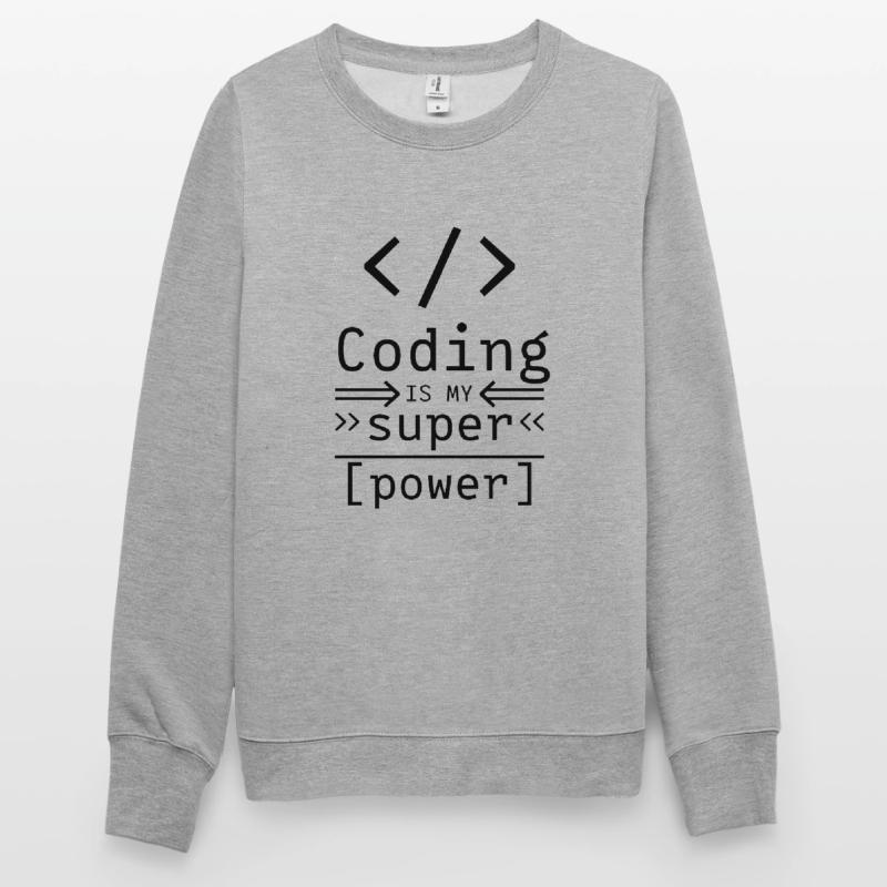 Coding Informatique Software Coder programmeur Sweat-shirt Unisexe
