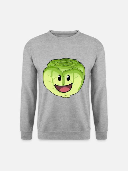 Légume végétalien - Sweat-shirt Unisexe - gris chiné