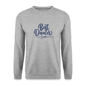 Danse Danseur École de danse Danse Danseuse - Sweat-shirt Unisexe - gris chiné - Devant - Alina (178cm) & Michal (187cm)