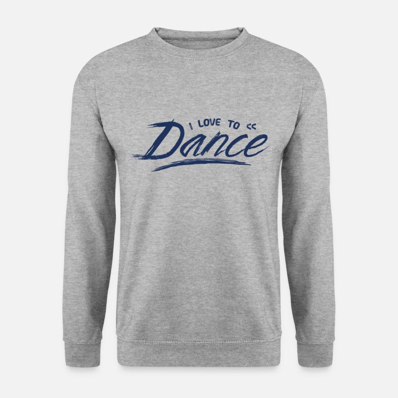 Tanz - Unisex Pullover - Weißgrau meliert