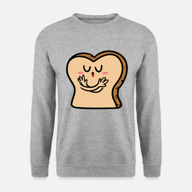 Fat Donut - Unisex Pullover - Weißgrau meliert